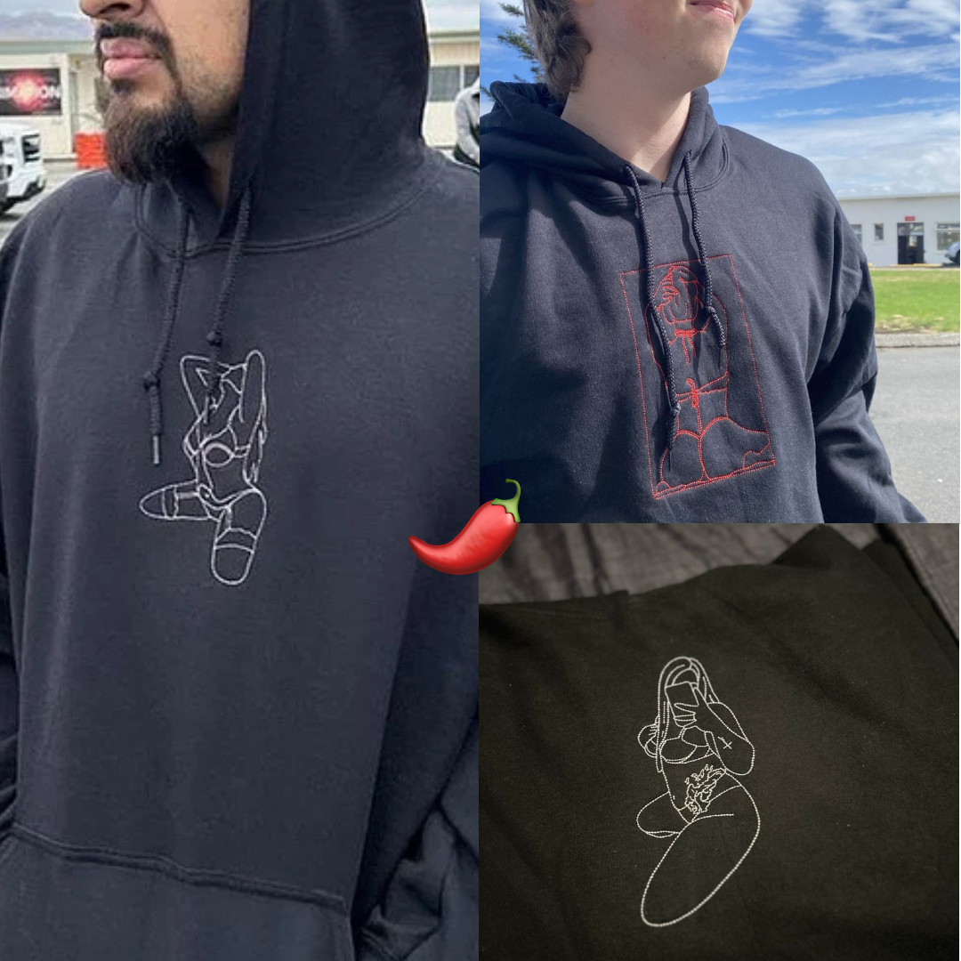 Custom Embroidered Hoodie | Spicy 🌶️