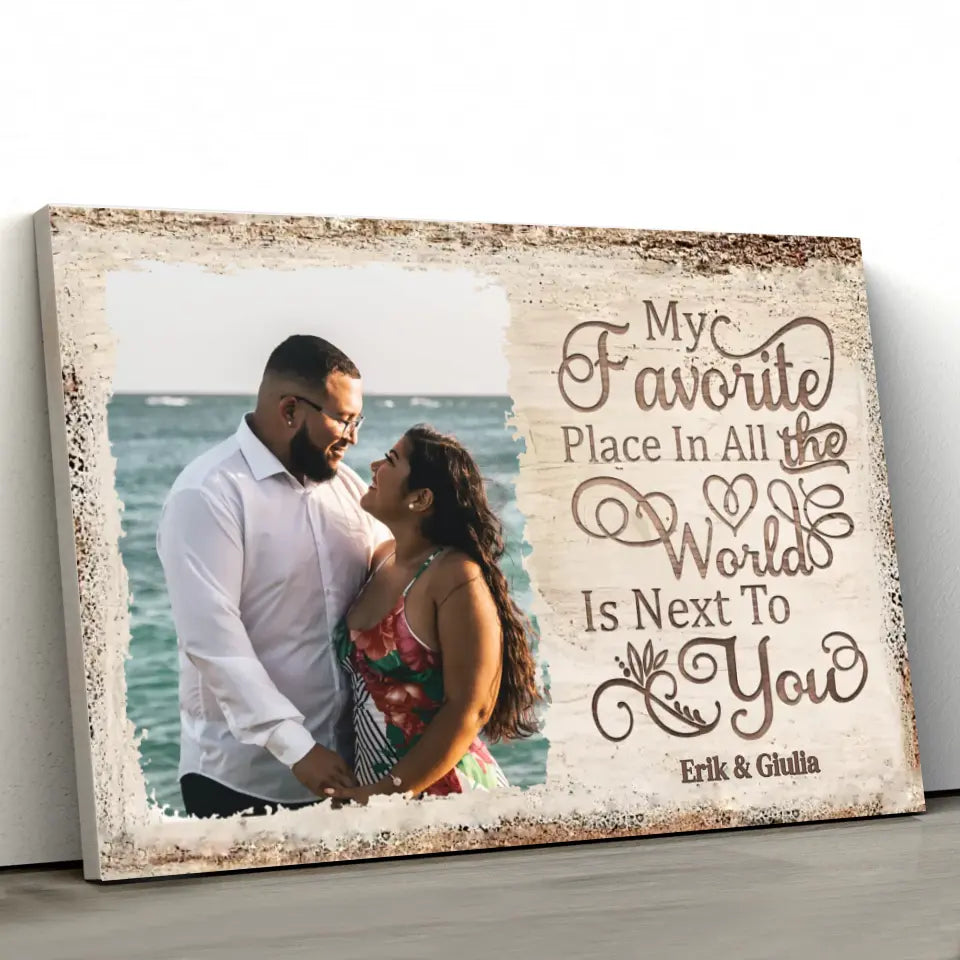 Custom Couple Canvas | Favorite Place