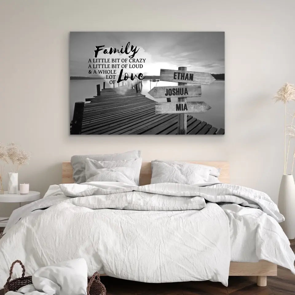 Custom Family Love Canvas