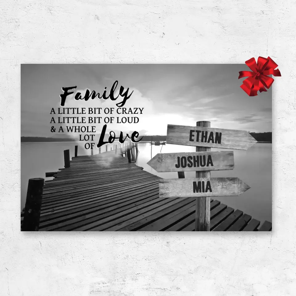 Custom Family Love Canvas