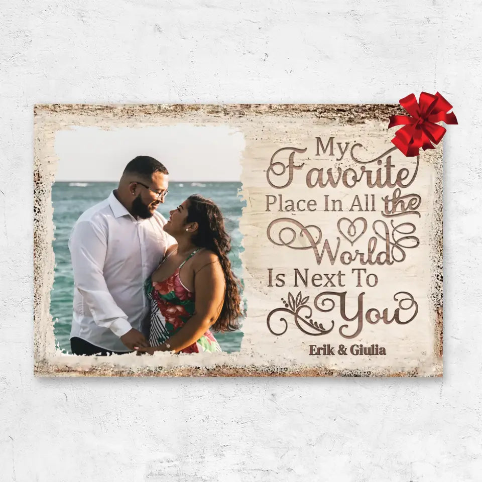 Custom Couple Canvas | Favorite Place