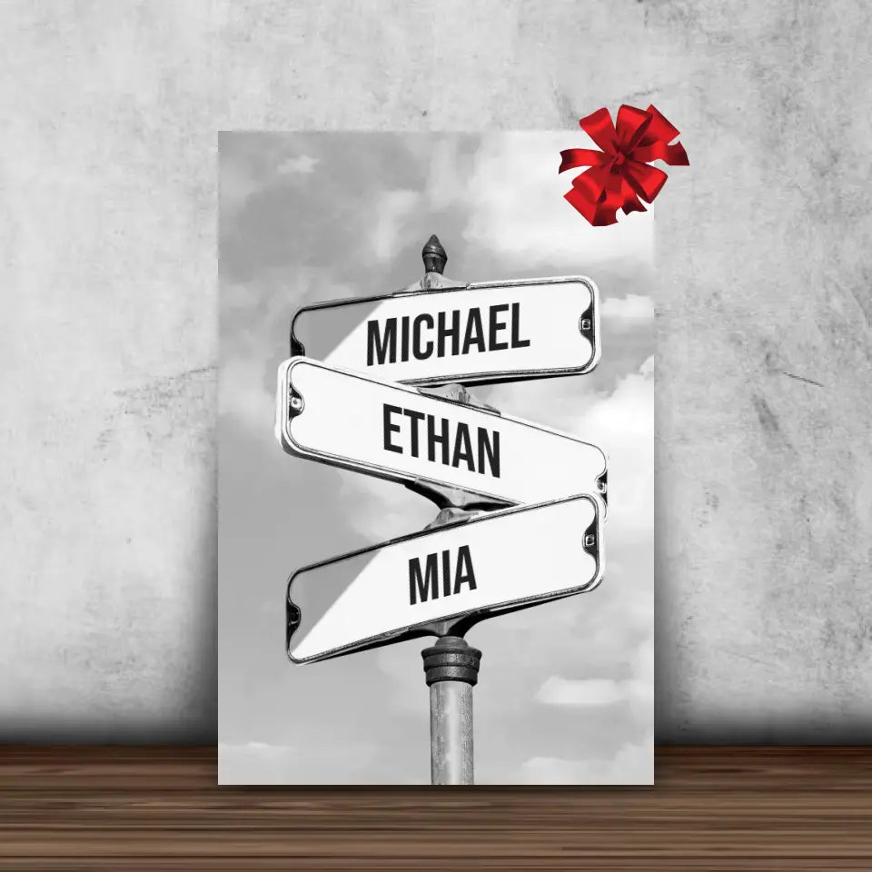 Custom Family Names Canvas