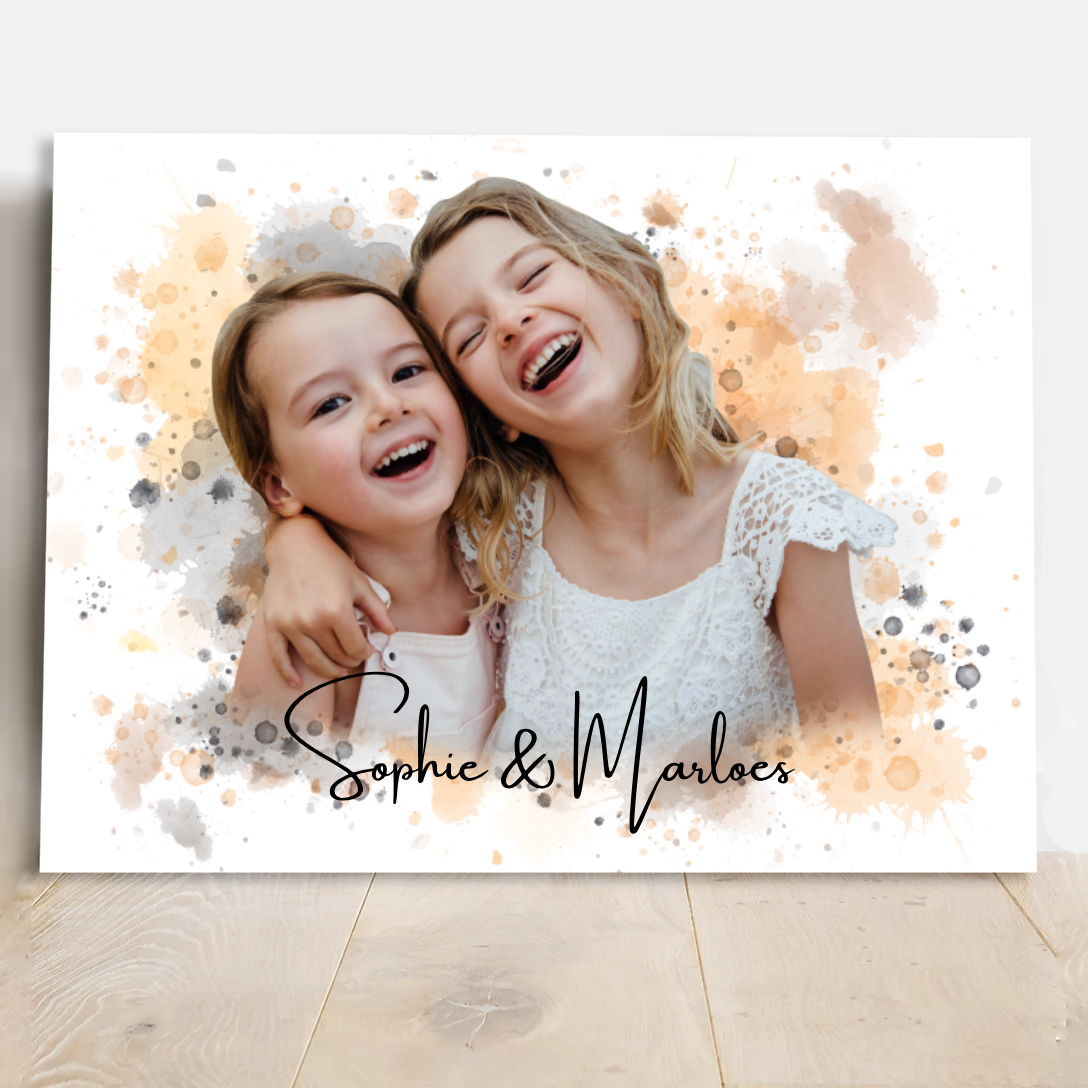 Custom Photo Watercolor Portrait