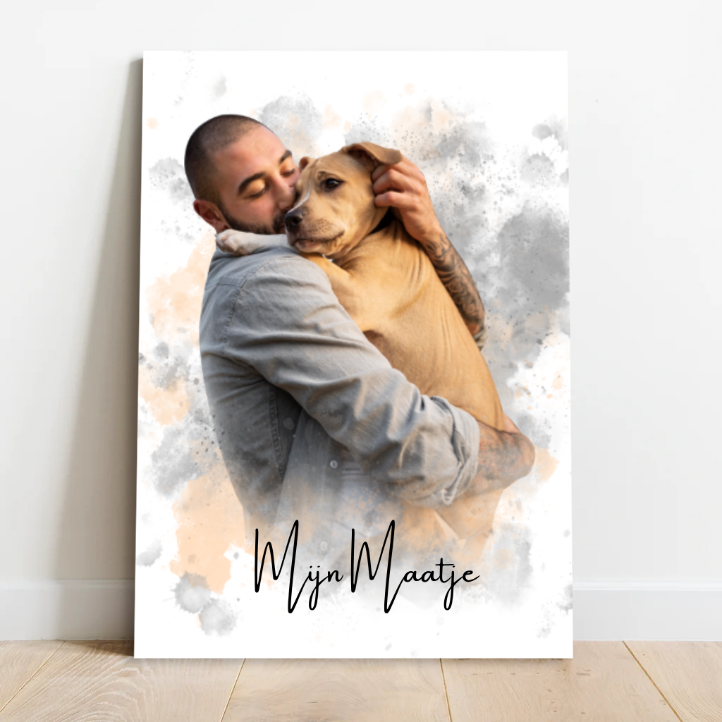 Custom Photo Watercolor Portrait